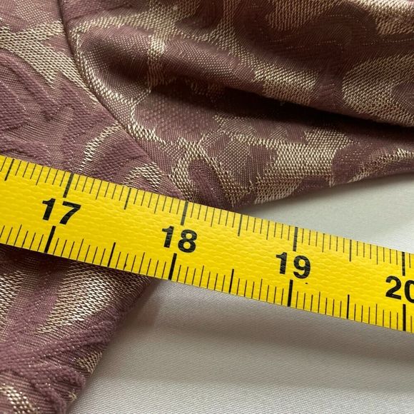 Hanky Panky Women's Dusty Rose Stretchy‎ Romantic Floral Brocade Jacket Size M - Picture 4 of 16